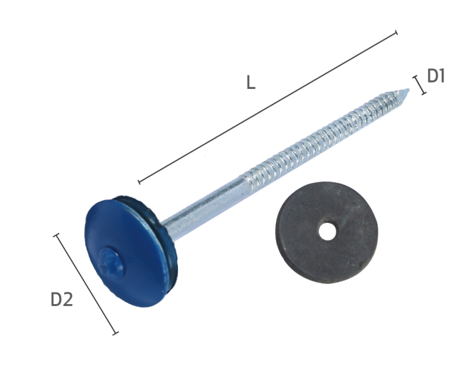 Ring shank roofing nails