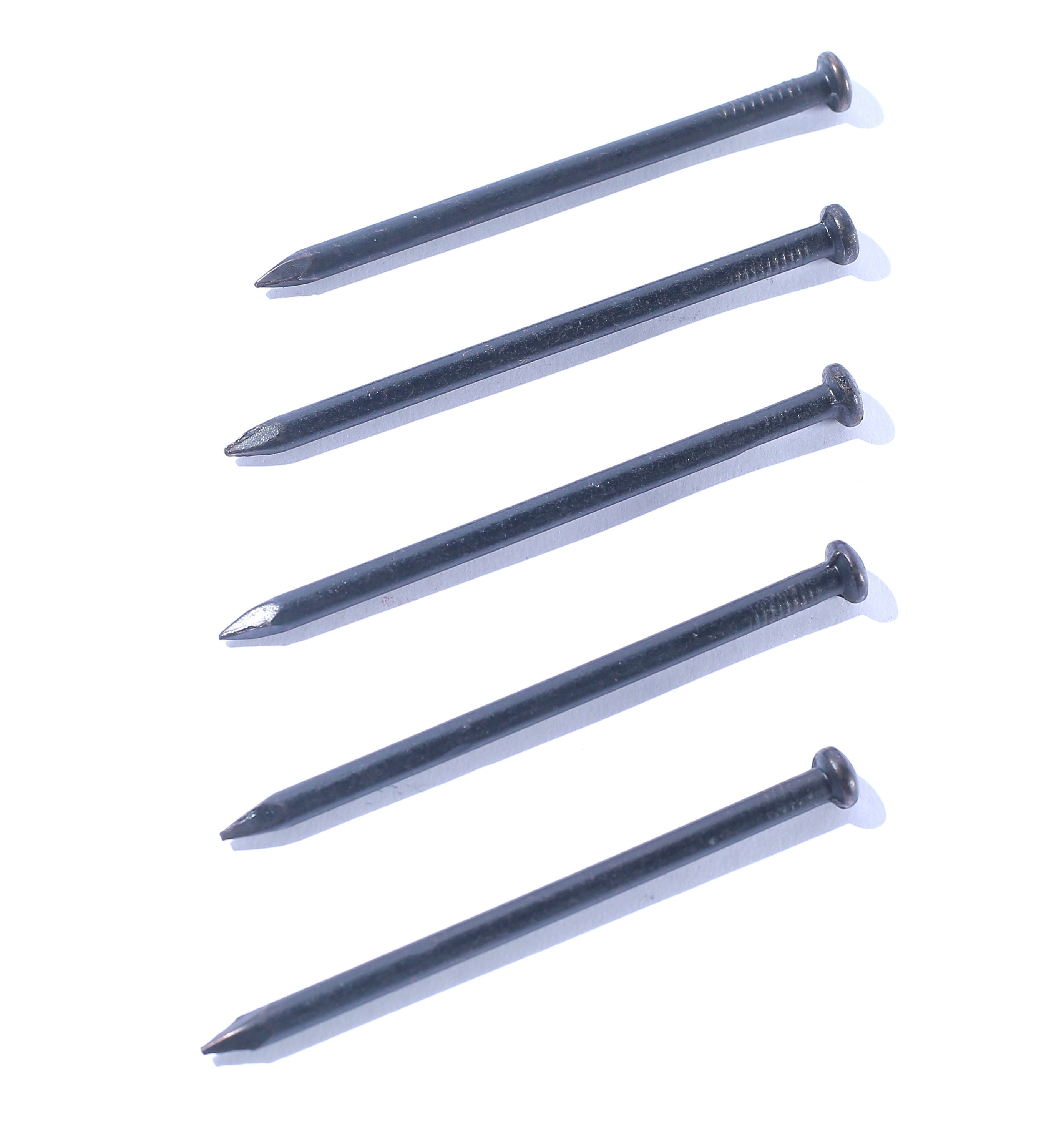 Black steel nails